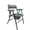 Medizinische Badezimmerassistent Klapptoilettenstuhl Plastik Toilettenpflegestuhl tragbarer Tolietsitz für Patienten